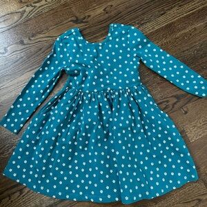 Ruffle butts 5T Teal Kids Dress